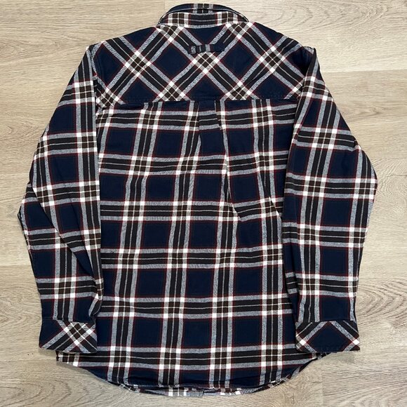 Legendary Whitetails Blue Flannel Plaid Long Sleeve Men's Size M - Picture 5 of 5